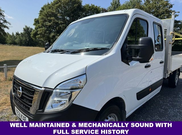 Nissan NV400 2.3Dci 3.5T. 7 Seat Dropside A C Transit Sprinter White #5