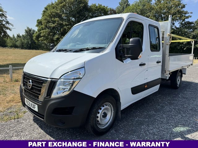 Nissan NV400 2.3Dci 3.5T. 7 Seat Dropside A C Transit Sprinter White #2