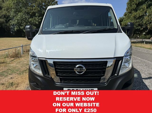 Nissan NV400 2.3Dci 3.5T. 7 Seat Dropside A C Transit Sprinter White #6
