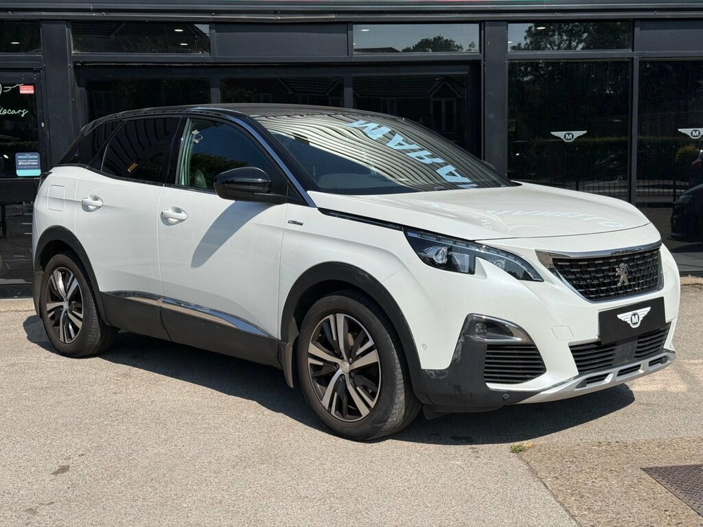 Peugeot 3008 1.6 Thp Gt Line Eat Euro 6 Ss White