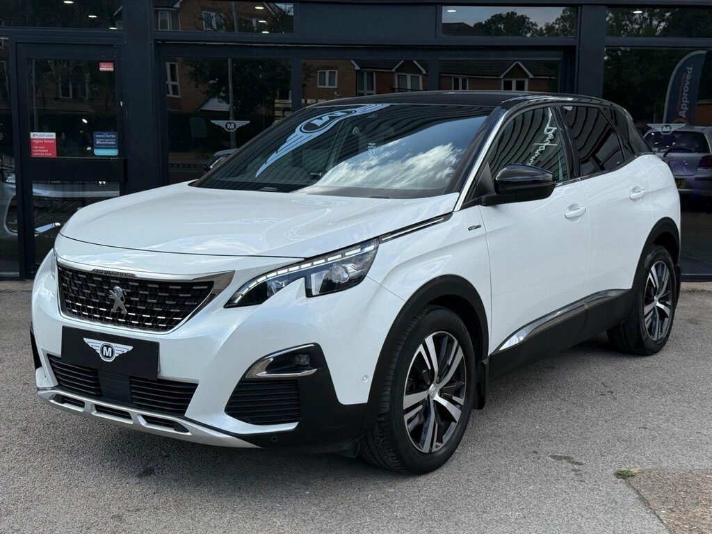Peugeot 3008 1.6 Thp Gt Line Eat Euro 6 Ss WG67YTP White #3