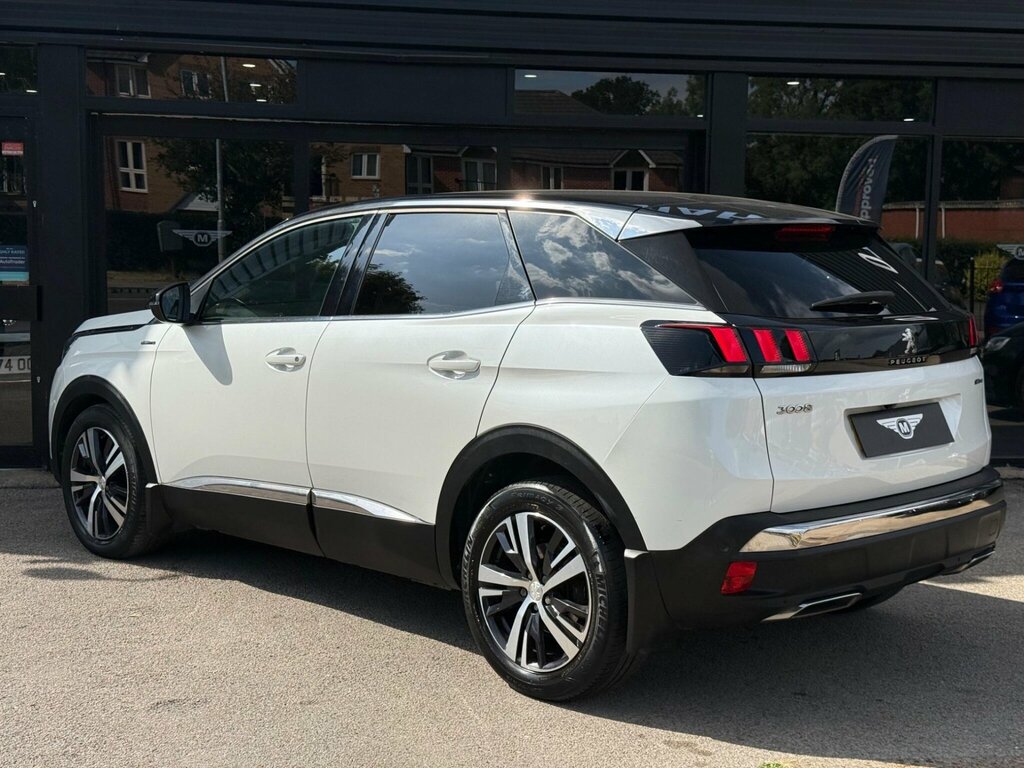 Peugeot 3008 1.6 Thp Gt Line Eat Euro 6 Ss WG67YTP White #4