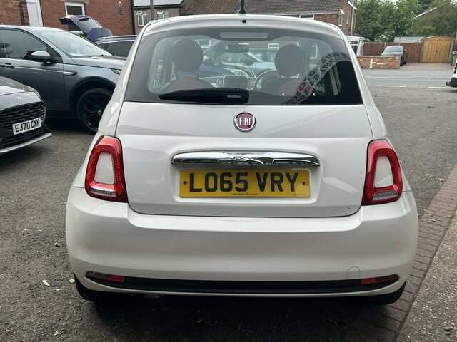 Fiat 500 Hatchback 1.2 500 Pop Star 1.2 69Hp 2015 LO65VRY White #5