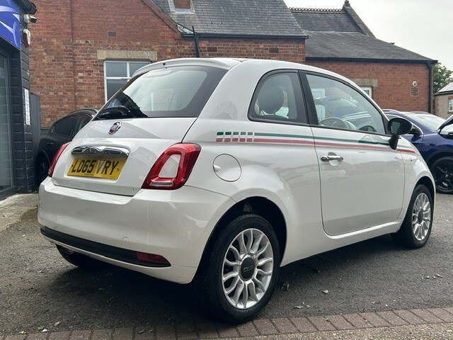 Fiat 500 Hatchback 1.2 500 Pop Star 1.2 69Hp 2015 LO65VRY White #3
