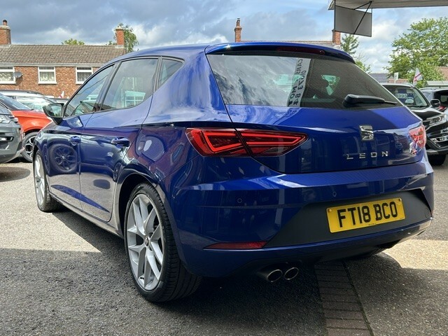 Seat Leon Hatchback 1.4 Tsi Fr Technology 2018 FT18BCO Blue #5