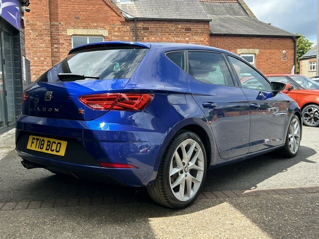 Seat Leon Hatchback 1.4 Tsi Fr Technology 2018 FT18BCO Blue #3