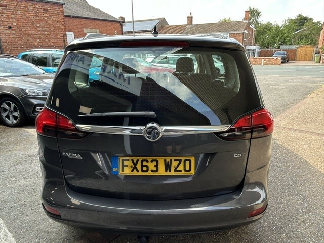 Vauxhall Zafira Tourer Mpv 2.0 Cdti Exclusiv 2013 Grey #4