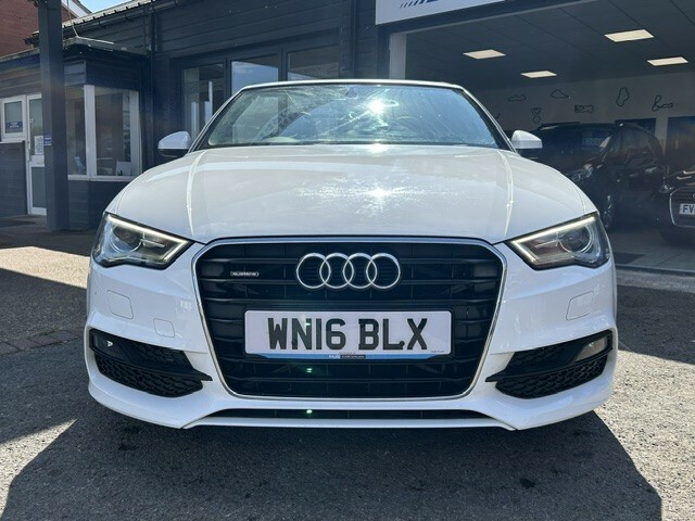 Audi A3 Cabriolet 1.6 Tdi S Line Euro 6 Ss White #14
