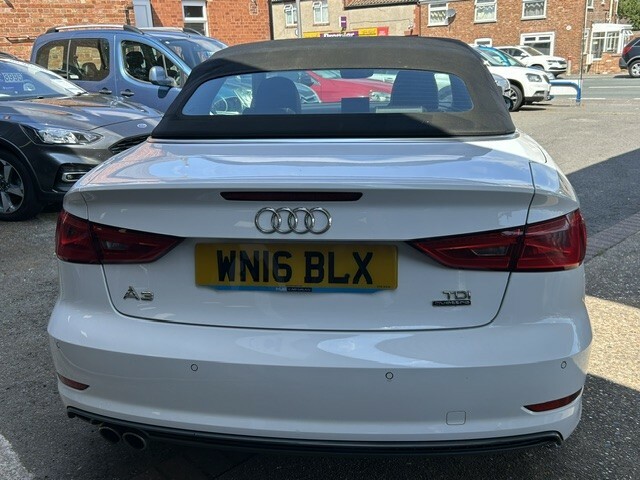 Audi A3 Cabriolet 2.0 Tdi S Line White #4