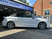Audi A3 Cabriolet 1.6 Tdi S Line Euro 6 Ss White #15