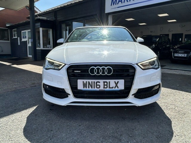 Audi A3 Cabriolet 1.6 Tdi S Line Euro 6 Ss White #7