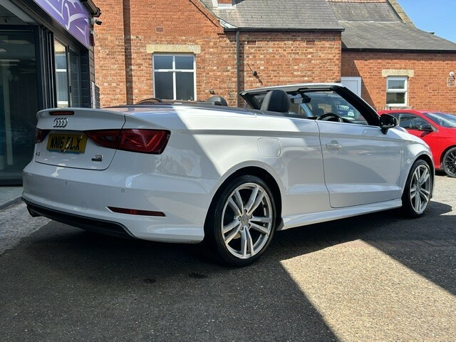 Audi A3 Cabriolet 1.6 Tdi S Line Euro 6 Ss White #11