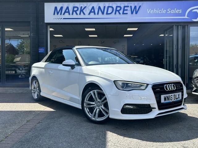 Audi A3 Cabriolet 2.0 Tdi S Line White