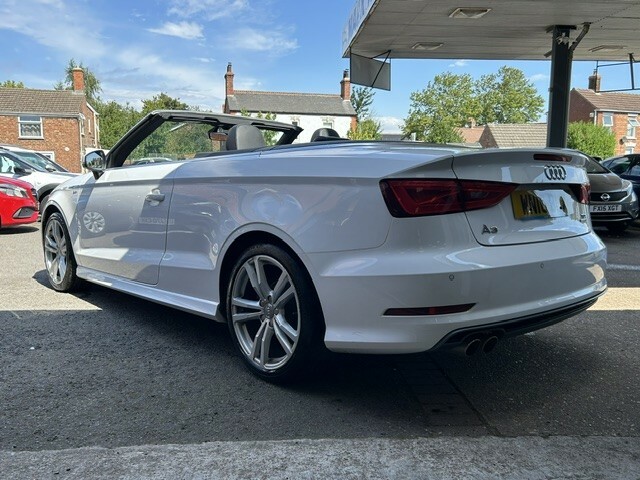 Audi A3 Cabriolet 1.6 Tdi S Line Euro 6 Ss White #12