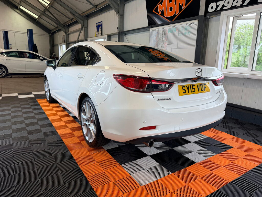 Mazda 6 2.2 Skyactiv-d Sport Nav Saloon White #3