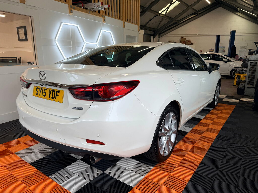 Mazda 6 2.2 Skyactiv-d Sport Nav Saloon White #4