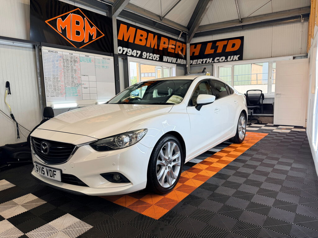Mazda 6 2.2 Skyactiv-d Sport Nav Saloon White #2