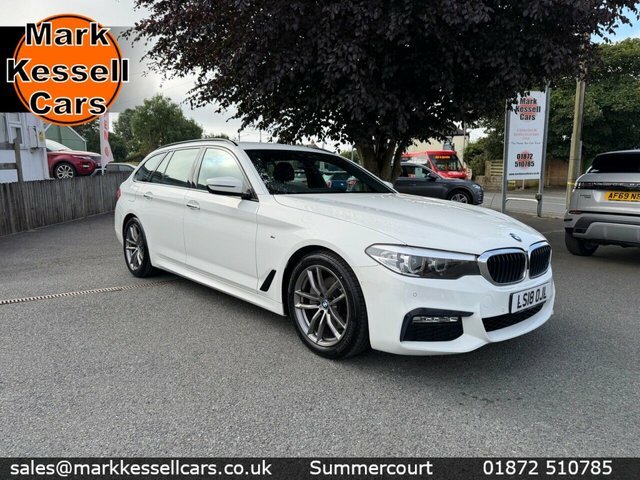 BMW 5 Series 520D M Sport Touring White