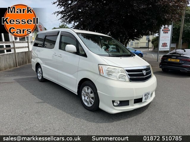 Toyota Alphard Campervan White