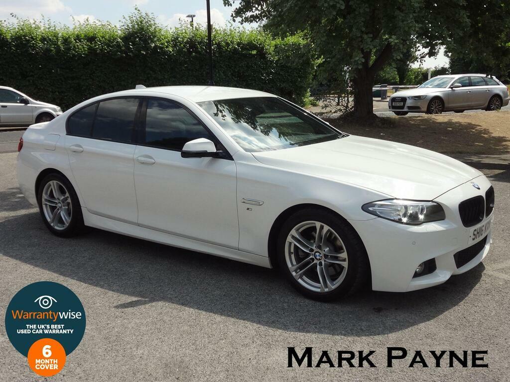 BMW 5 Series 2.0 520D M Sport Euro 6 S S White