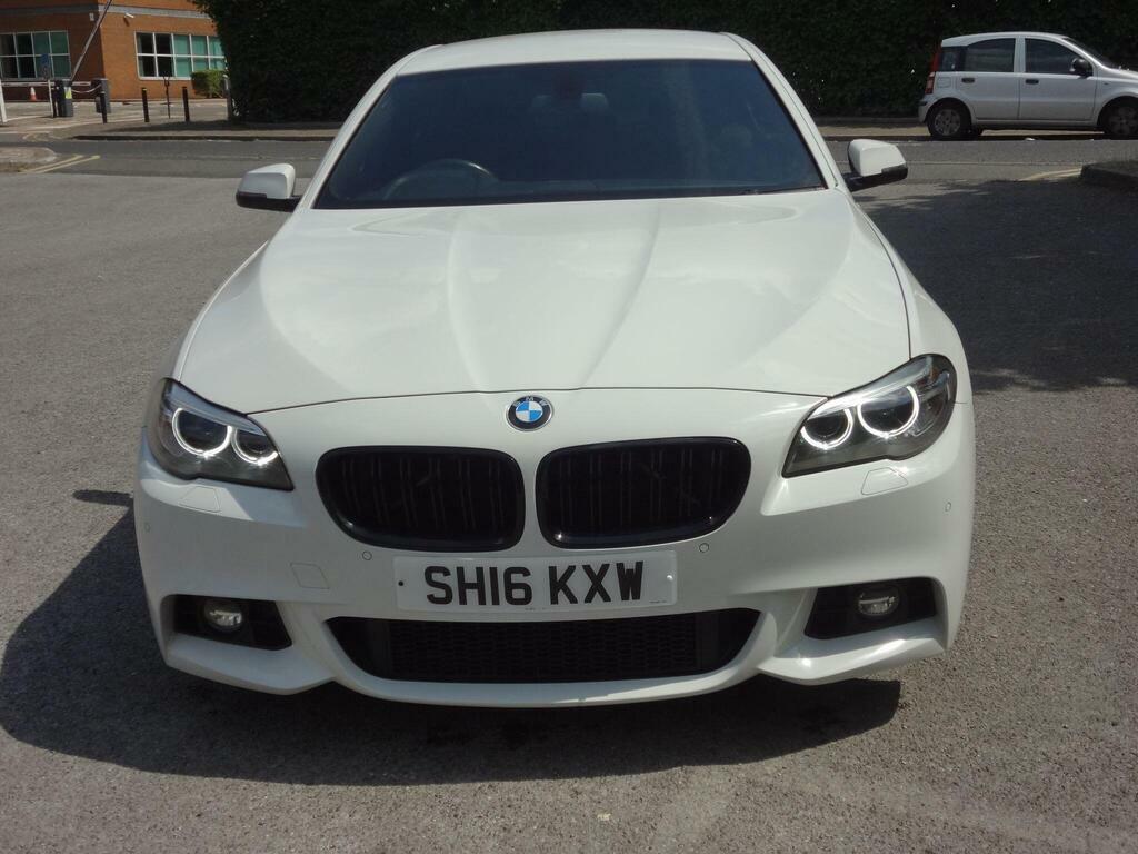 BMW 5 Series 2.0 520D M Sport Euro 6 S S White #3