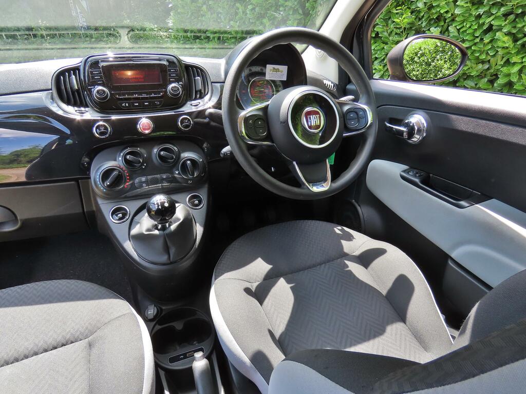 Fiat 500 1.2 Pop Hatchback Euro 6 Ss Black #3