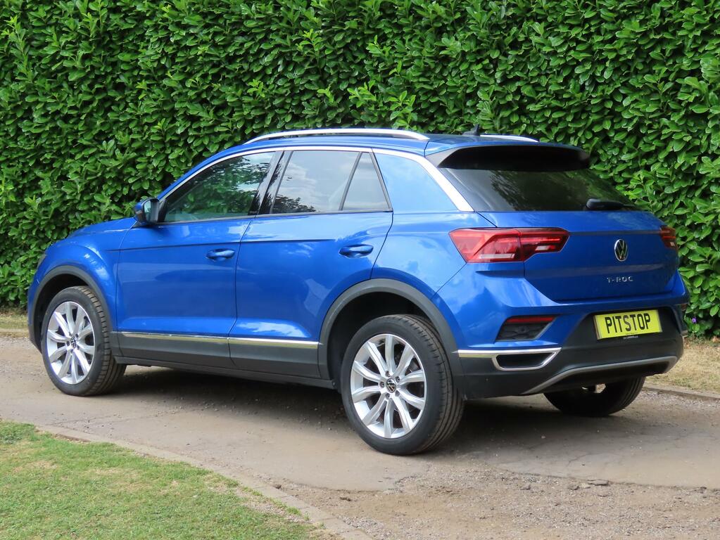 Volkswagen T-Roc 1.5 Tsi Gpf Evo Sel Suv Dsg Euro 6 Ss FT70DWP Blue #5