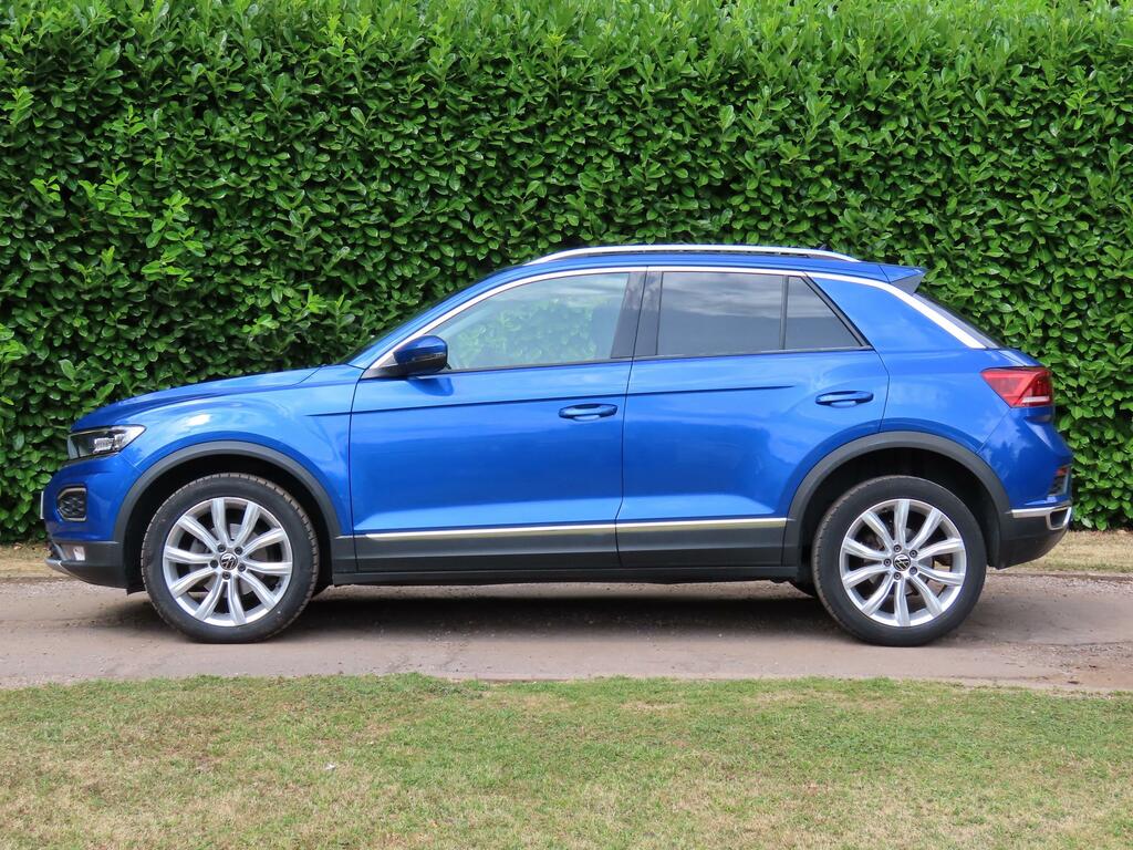 Volkswagen T-Roc 1.5 Tsi Gpf Evo Sel Suv Dsg Euro 6 Ss FT70DWP Blue #4