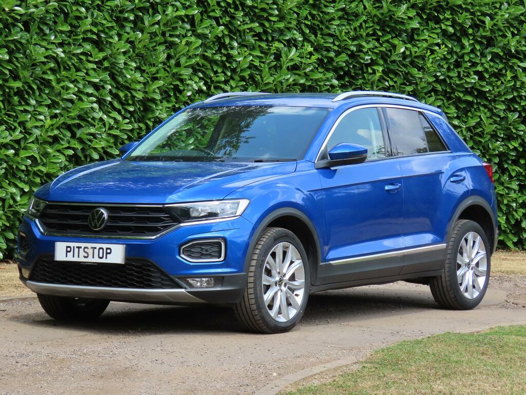 Volkswagen T-Roc 1.5 Tsi Gpf Evo Sel Suv Dsg Euro 6 Ss FT70DWP Blue #2