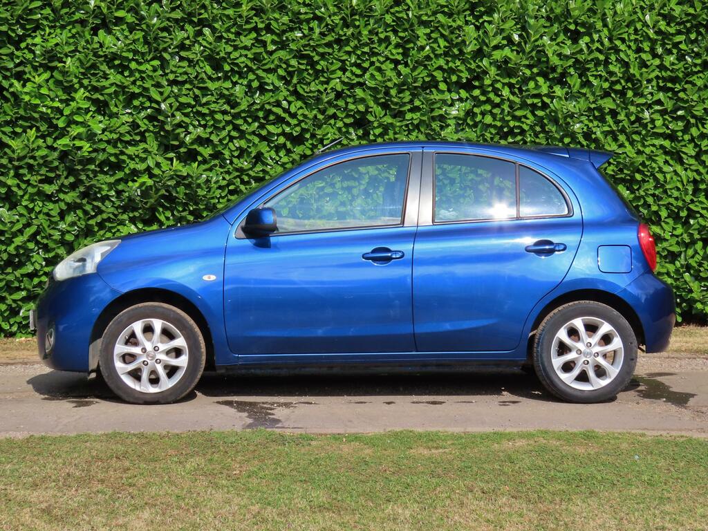 Nissan Micra 1.2 Acenta Hatchback Cvt Euro 5 80 Ps Blue #4