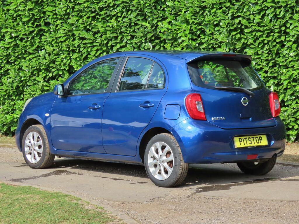 Nissan Micra 1.2 Acenta Hatchback Cvt Euro 5 80 Ps Blue #5