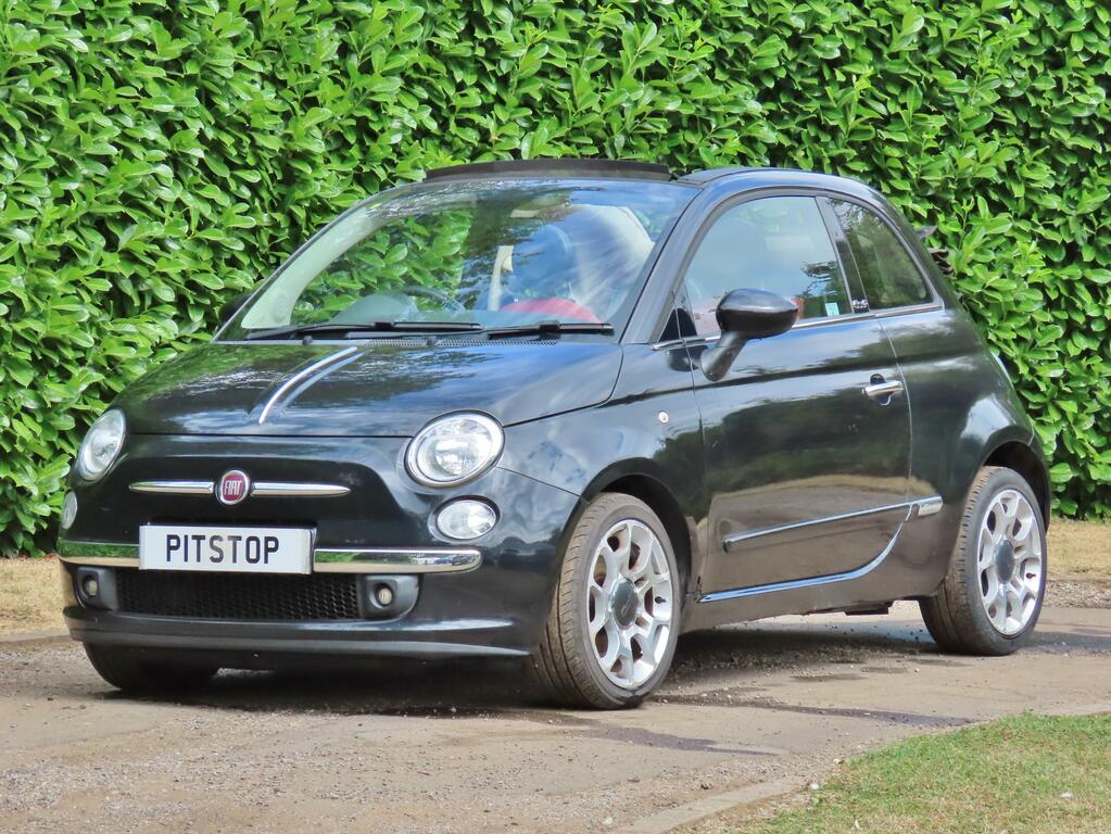 Fiat 500C 0.9 Twinair Lounge Convertible E Black #2