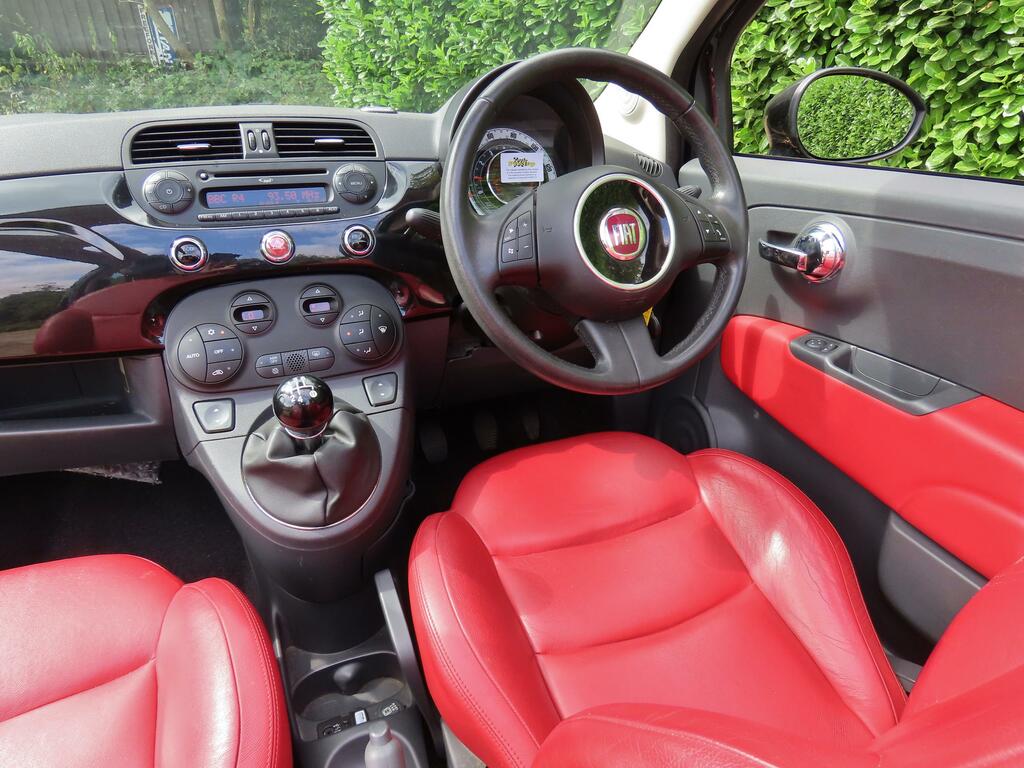 Fiat 500C 0.9 Twinair Lounge Convertible E Black #3