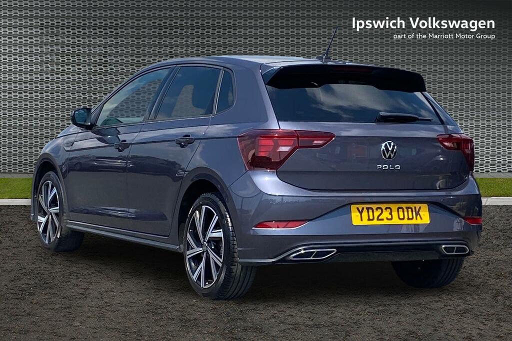 Volkswagen Polo 1.0 Tsi R-line Hatchback Dsg Euro 6 S YD23ODK Grey #3