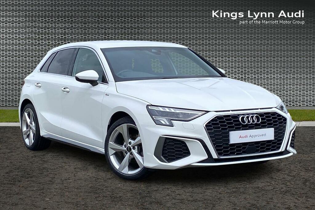 Audi A3 1.0 Tfsi 30 S Line Sportback Eur White