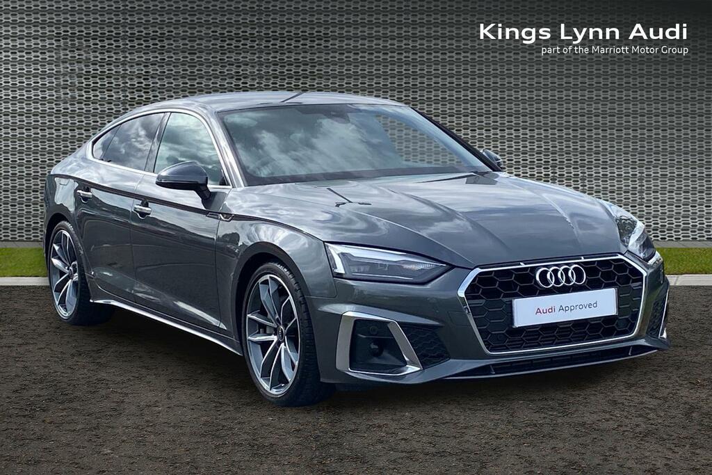 Audi A5 2.0 Tfsi 40 S Line Sportback S Tronic E Grey