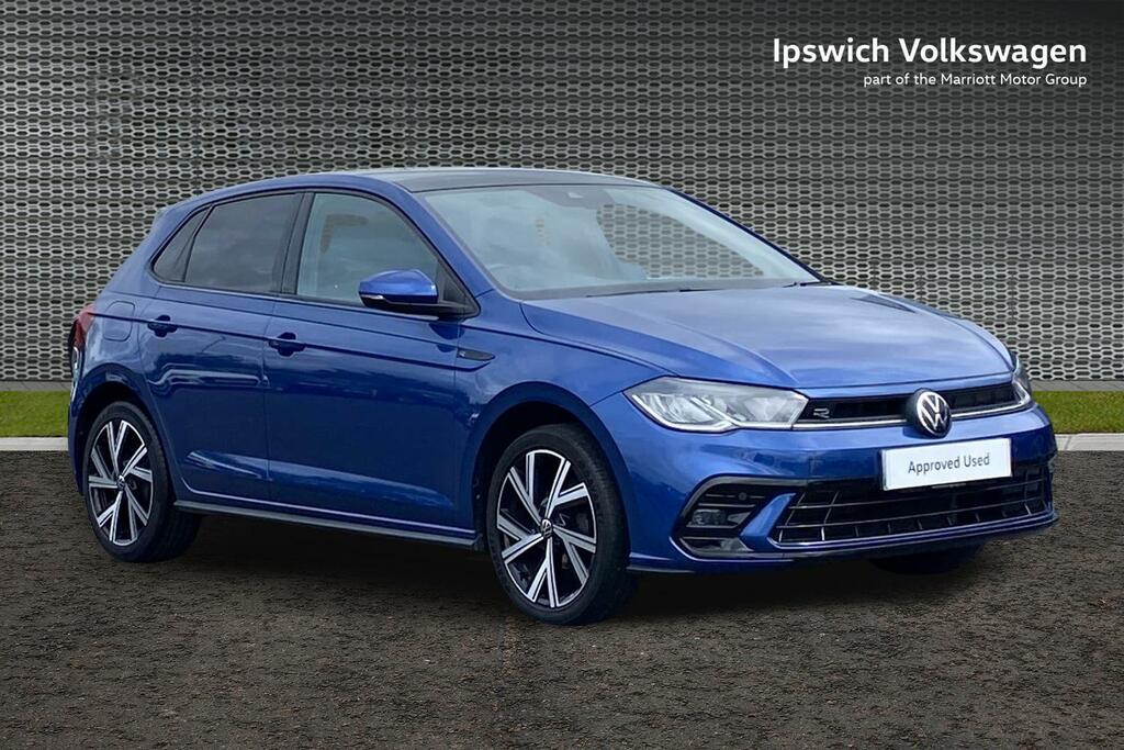 Volkswagen Polo 1.0 Tsi R-line Hatchback Euro 6 Blue