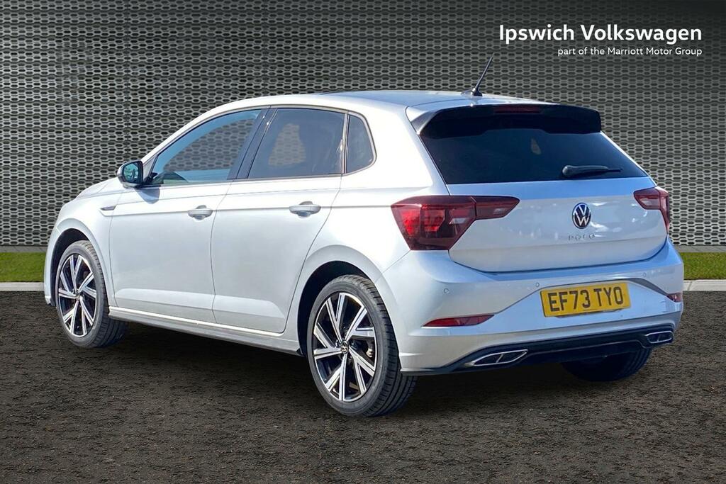 Volkswagen Polo 1.0 Tsi R-line Hatchback Dsg Euro 6 S EF73TYO Silver #3