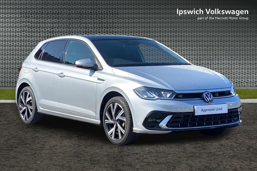 Volkswagen Polo 1.0 Tsi R-line Hatchback Dsg Euro 6 S EF73TYO Silver