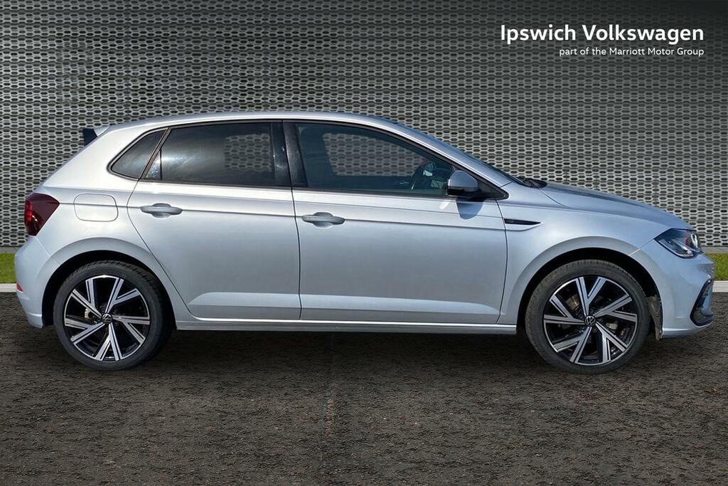Volkswagen Polo 1.0 Tsi R-line Hatchback Dsg Euro 6 S EF73TYO Silver #4