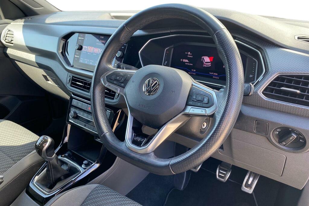Volkswagen T-Cross 1.0 Tsi R-line Suv Euro 6 Ss AV69CUU Black #6