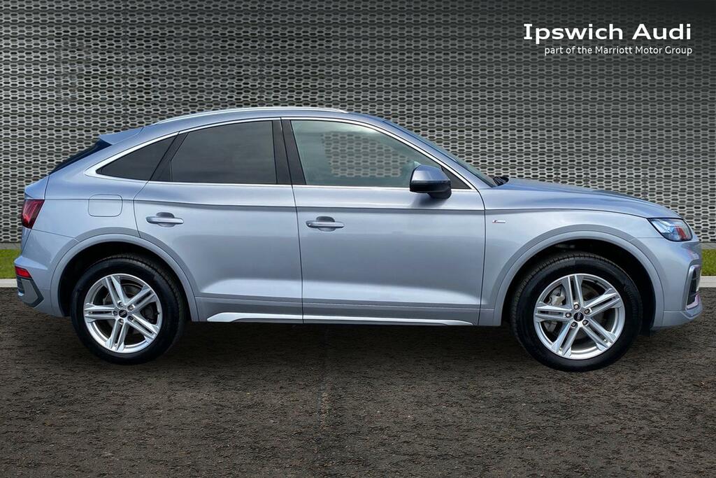 Audi Q5 2.0 Tfsi 45 S Line Sportback S Tronic Q NJ72GKC Silver #4