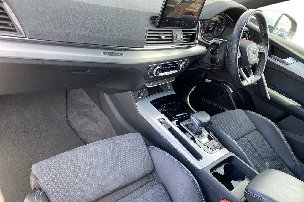 Audi Q5 2.0 Tfsi 45 S Line Sportback S Tronic Q NJ72GKC Silver #2