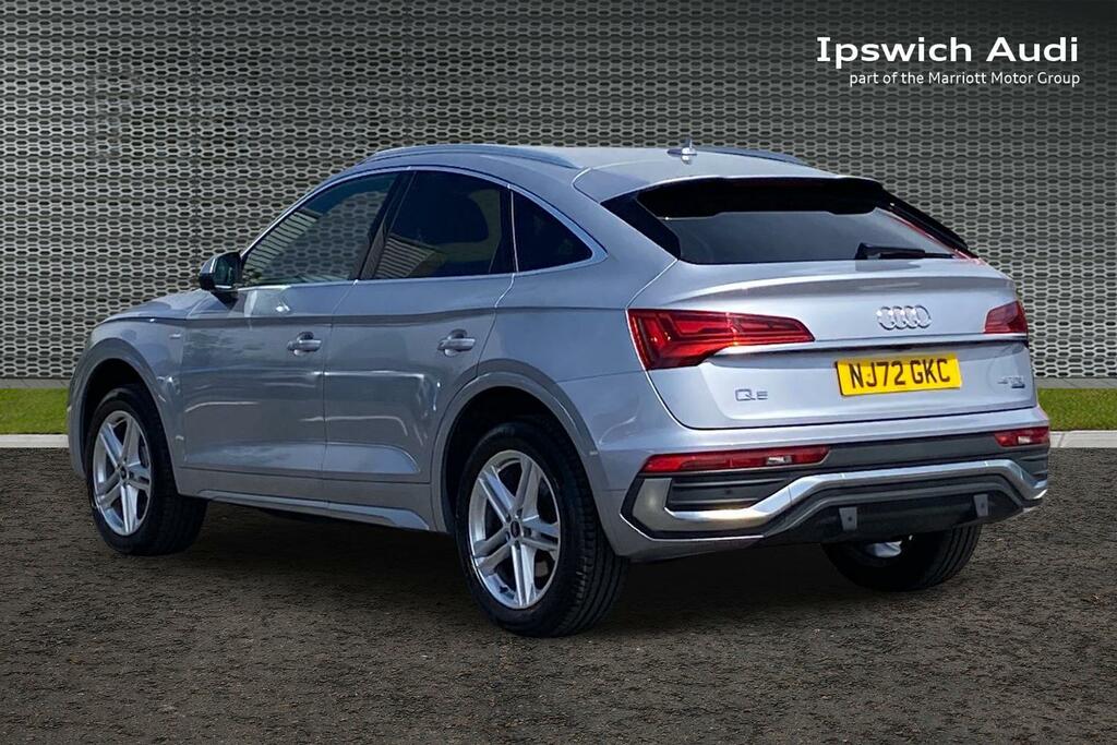 Audi Q5 2.0 Tfsi 45 S Line Sportback S Tronic Q NJ72GKC Silver #3