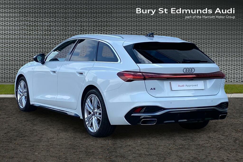Audi A5 2.0 Tfsi S Line Estate S Tronic Euro 6 EK25NVO White #3