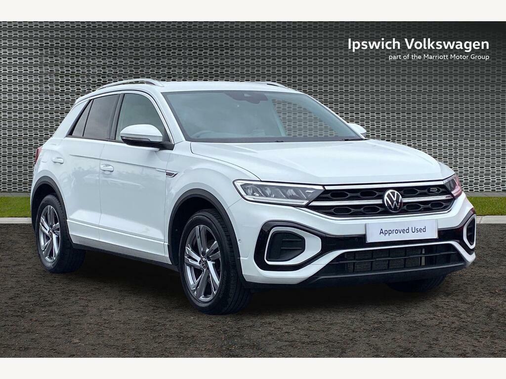Volkswagen T-Roc 1.5 Tsi R-line Suv Dsg Euro 6 Ss 15 White