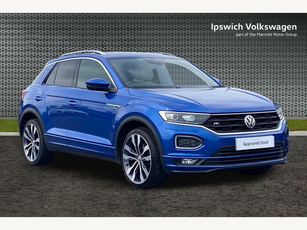 Volkswagen T-Roc 1.5 Tsi Gpf Evo R-line Suv Dsg Euro 6 AK20FHR Blue