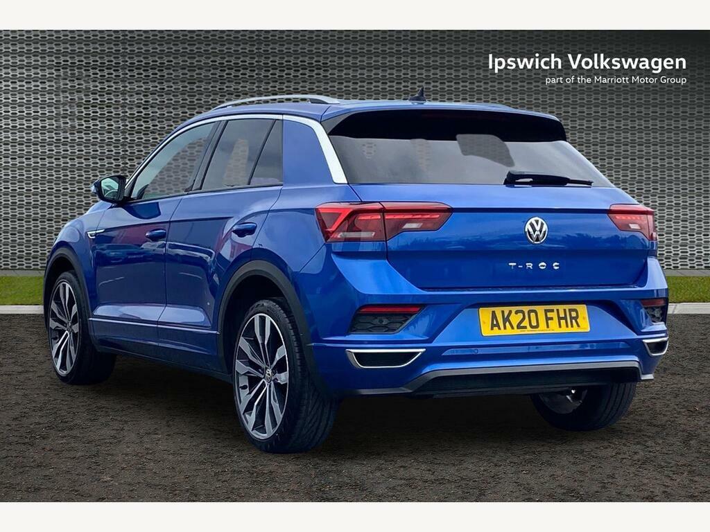 Volkswagen T-Roc 1.5 Tsi Gpf Evo R-line Suv Dsg Euro 6 AK20FHR Blue #3