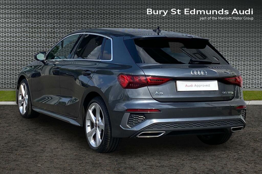 Audi A3 1.0 Tfsi 30 S Line Sportback S Tronic E ND23HLX Grey #3