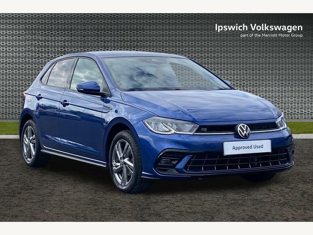 Volkswagen Polo 1.0 Tsi R-line Hatchback Euro 6 Blue
